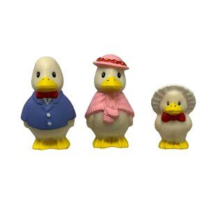 PLAYMATES Furry Families Lot 3 Ducks Vintage Takara 1993 Family